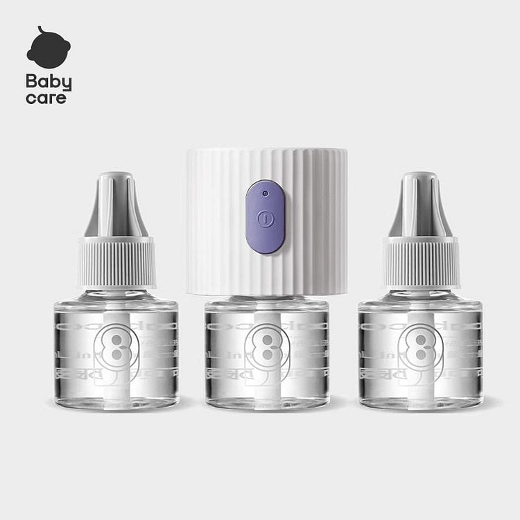 babycare蚊香液 婴儿驱蚊器3瓶1器