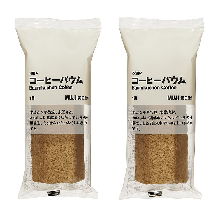 MUJI Irregular Baumkuchen Coffee  2pcs
