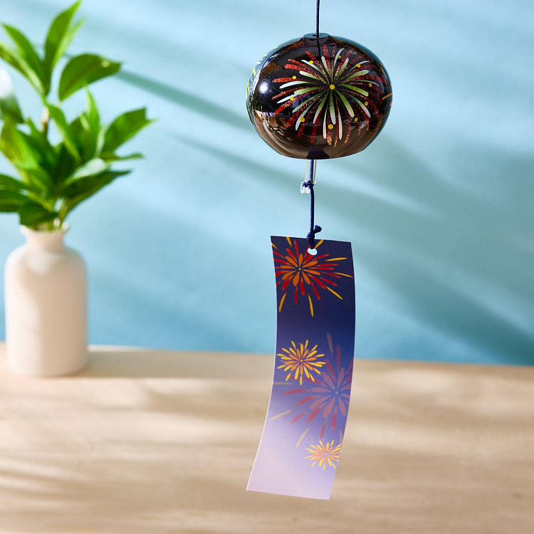漆器烟花风铃