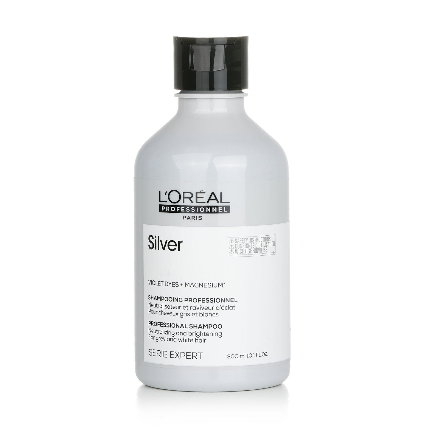 L'Oreal Professionnel Serie Expert - Silver Violet Dyes + Magnesium Neutralising and Brightening Shampoo (For Grey and White Hair) 300ml/10.1oz 300 ml