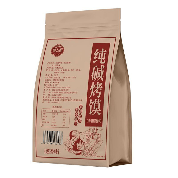 Soda baked bread stick with scallion aroma 250g 250 g