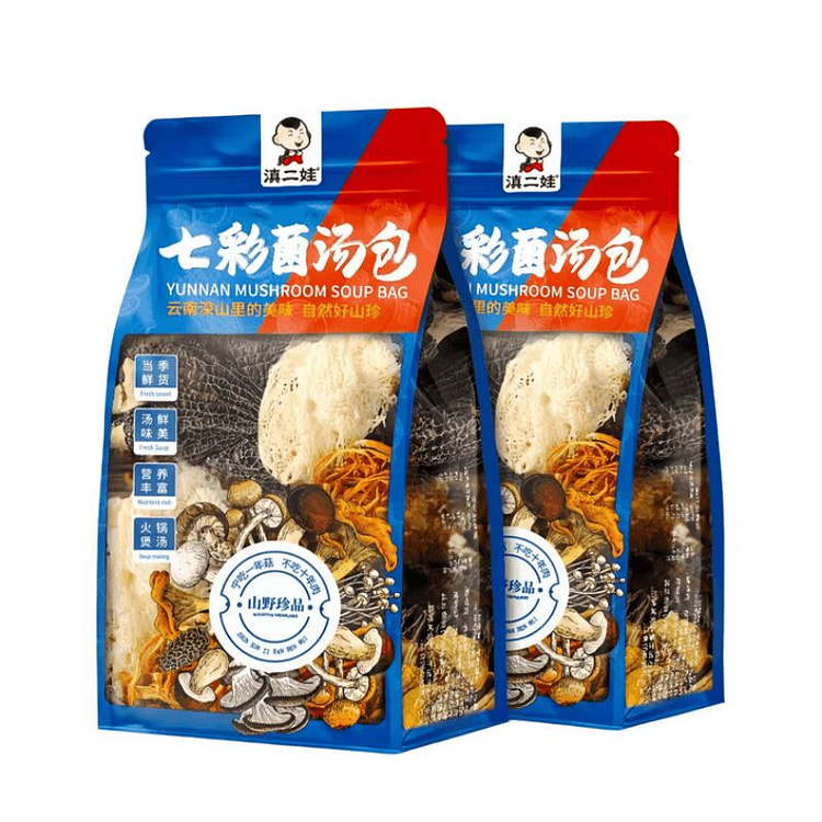 Dian Erwa Seven-Color Mushroom Soup Dumplings 50g 50 g