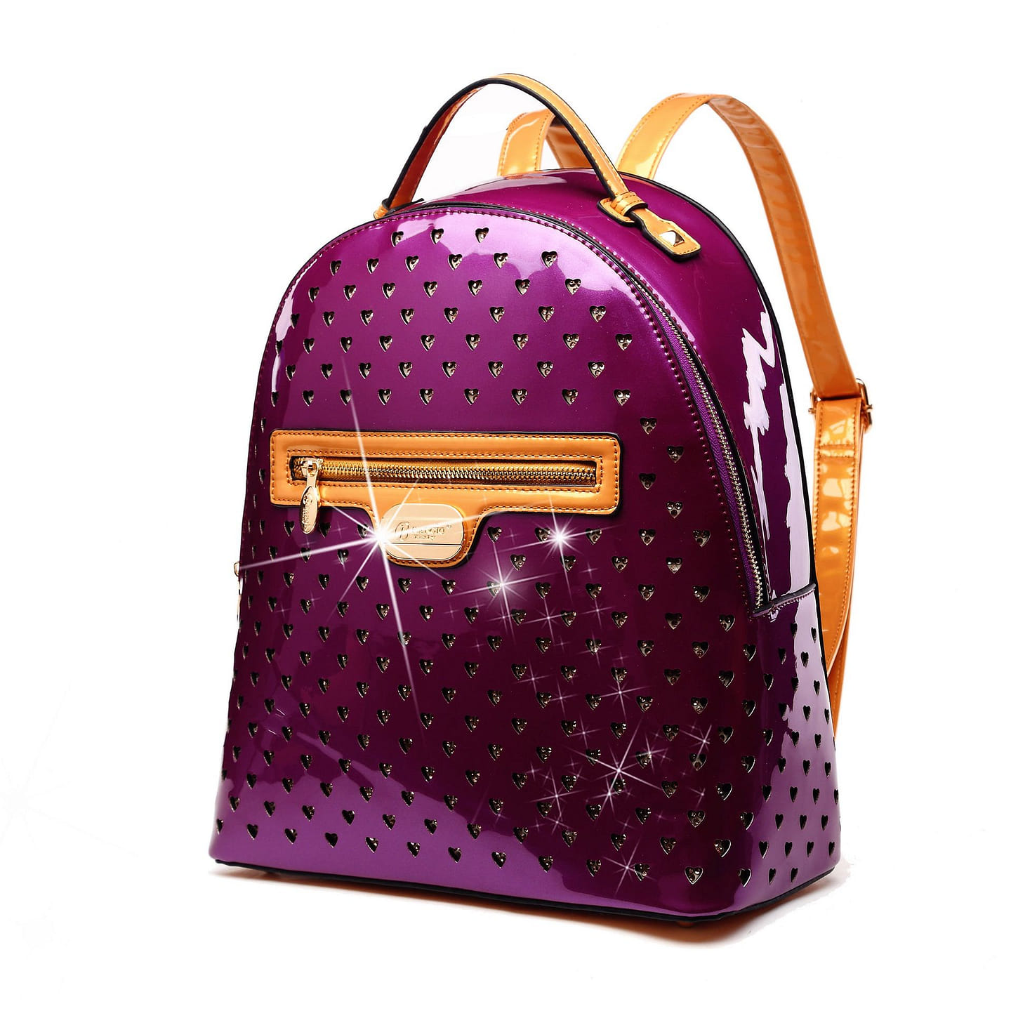 Starz Art Retro Backpack Purse Anti theft Bag Purple [RZB6638-PU] 1 each