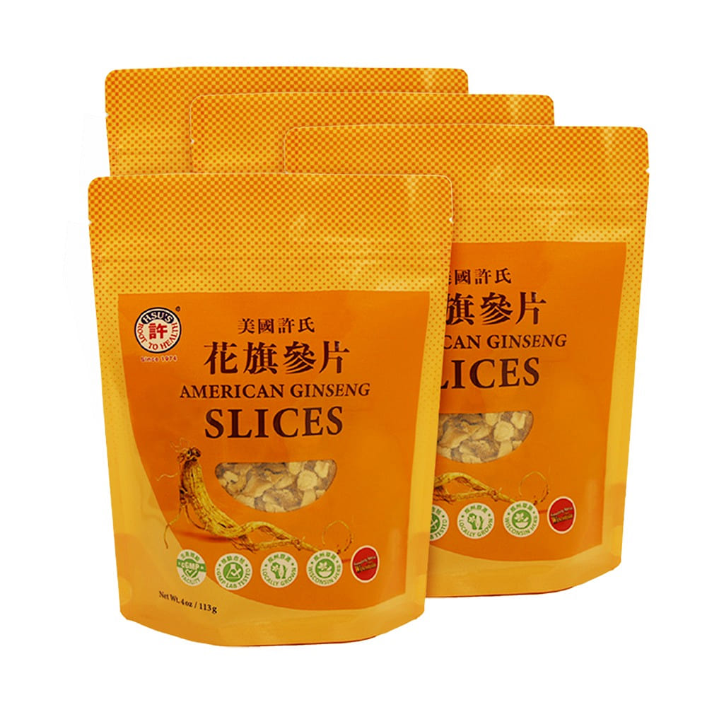 HSU’S Mixed Medium-Small Slices 4oz x 4 bags/set 1 each