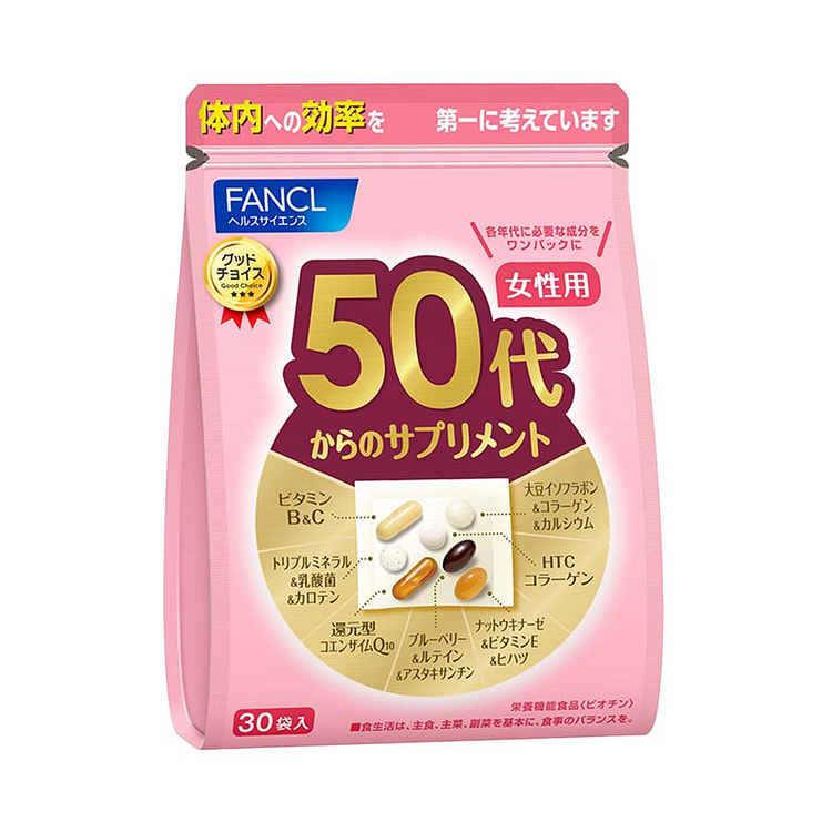 FANCL芳珂年代50岁50代女性综合维生素 1 包