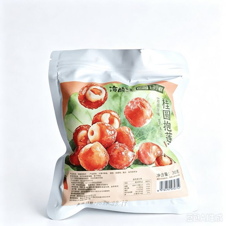 Longan holding lotus seed fruit 30g*1 bag 30 g (min 2)
