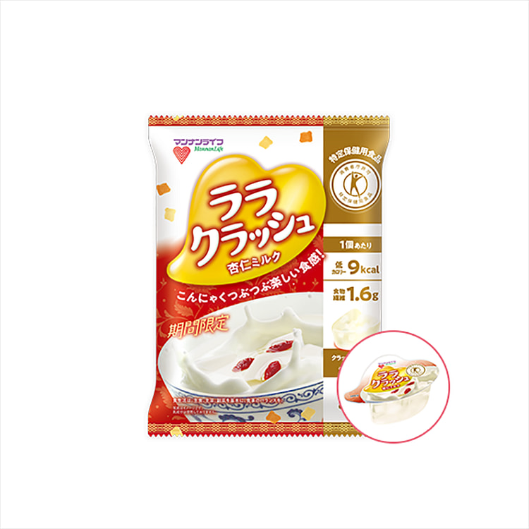Mannanlife 杏仁奶味 果冻 24gx8个