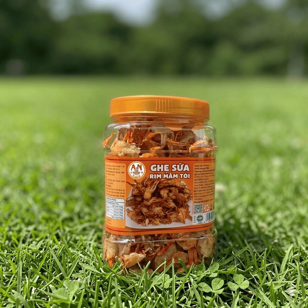 Vietnamese Seasoned Glazed Baby Crab Snack 1 pack
