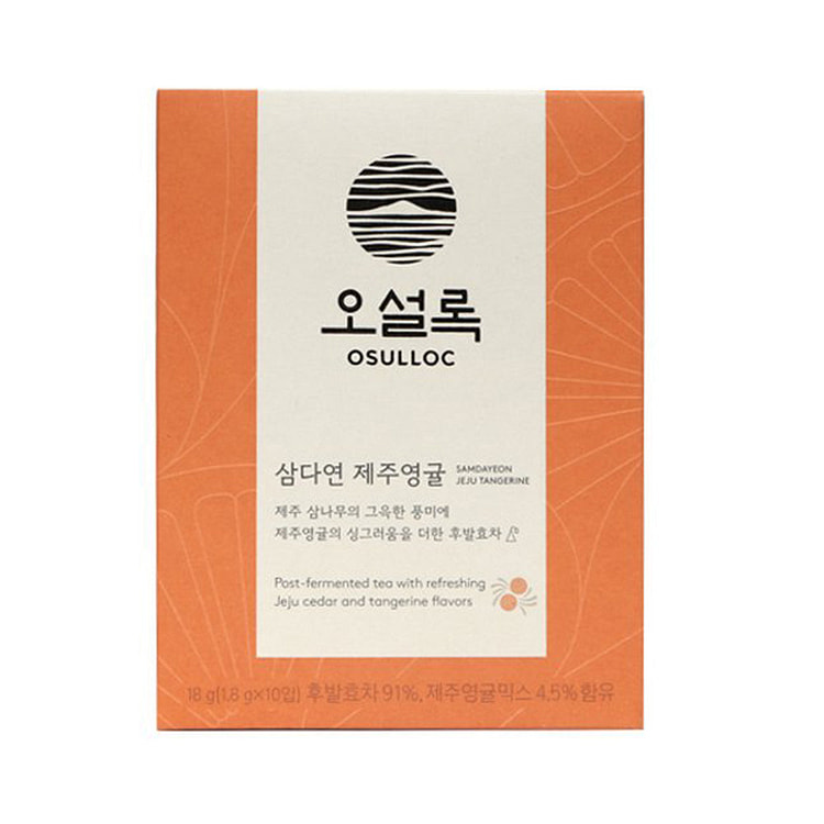 Osulloc Samdayeon Jeju Tangerine 10p 1 each