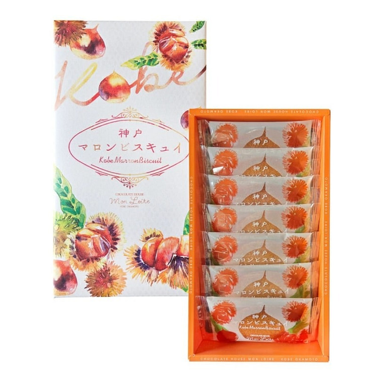 Monroir Kobe Marron Biscuit  7 Pieces 1 box