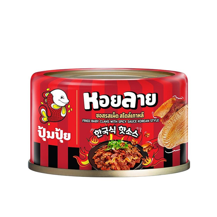 Pumpui Fried Baby Clams Spicy Sauce Korean Style 1 each