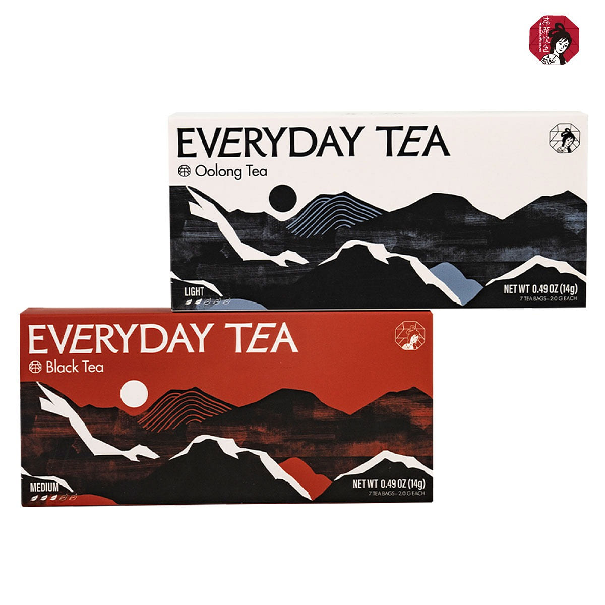 ChaYanYueSe Oolong Tea,Black Tea Blend 14 Bags 2 g*14 pack
