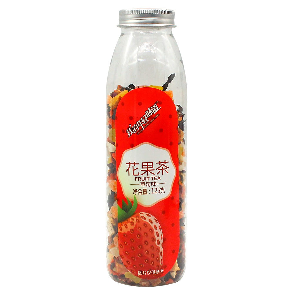 strawberry flavor,cold brewed tea, dried fruits 125 g