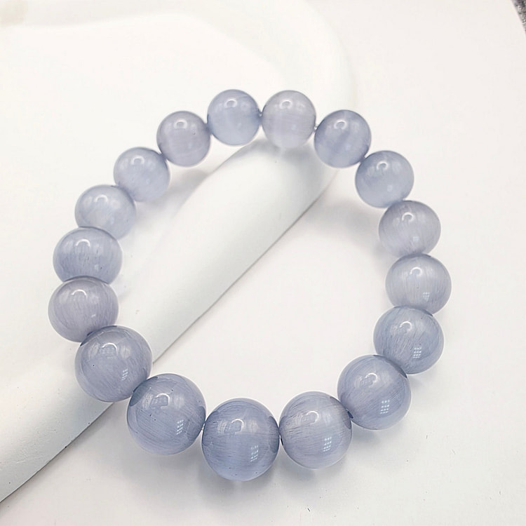 蓝色宁静天使石水晶手链 1 份