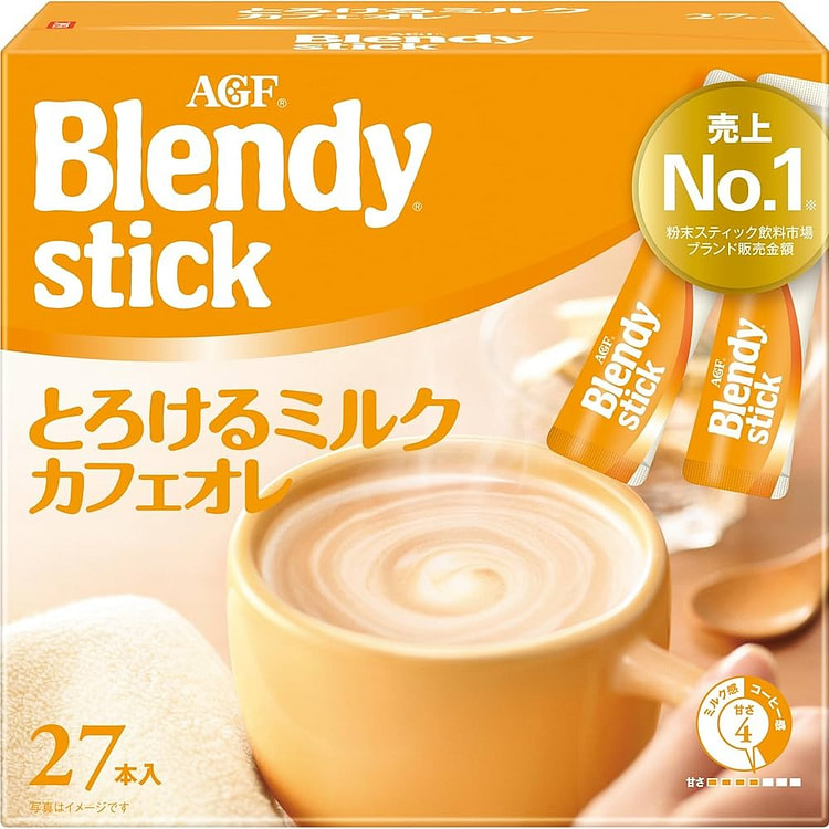 AGF Blendy Melting Milk Cafe au Lait 27p 1 count