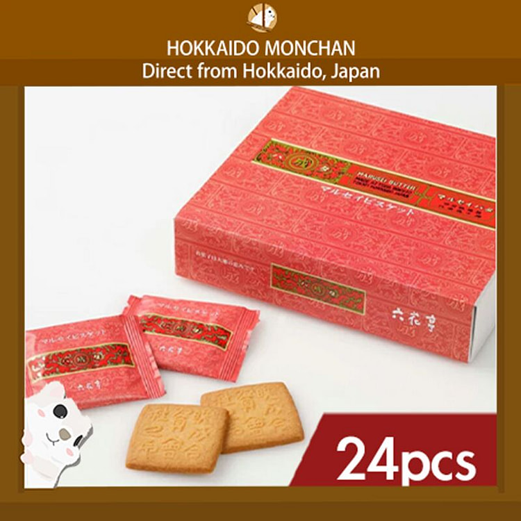 六花亭 牛油松脆饼干 24入