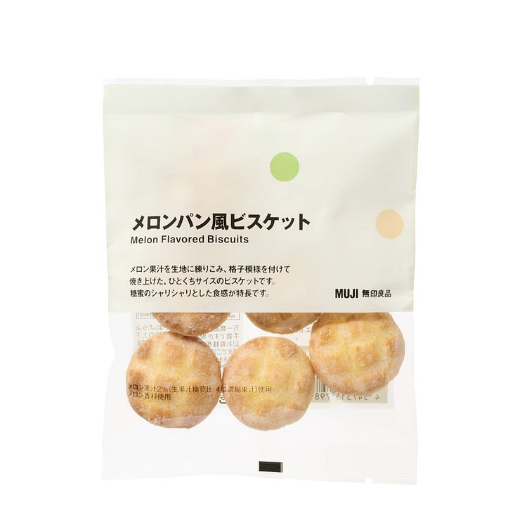 MUJI Melon Pan-Style Biscuits 43 g