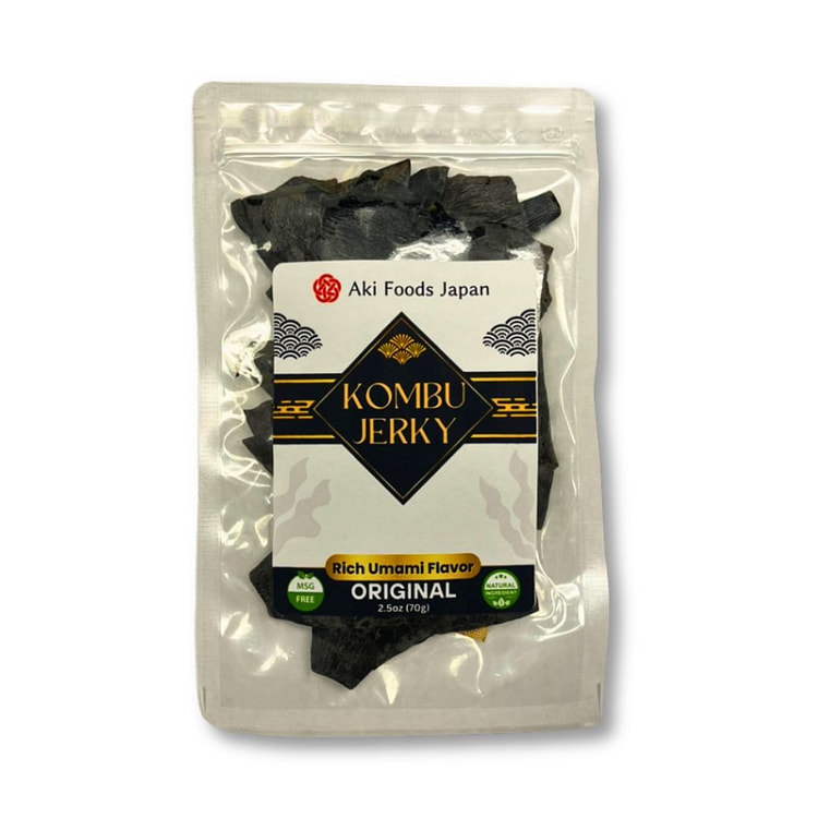 Kombu Jerky 2.5oz, Hokkaido Natural Umami, Vegan