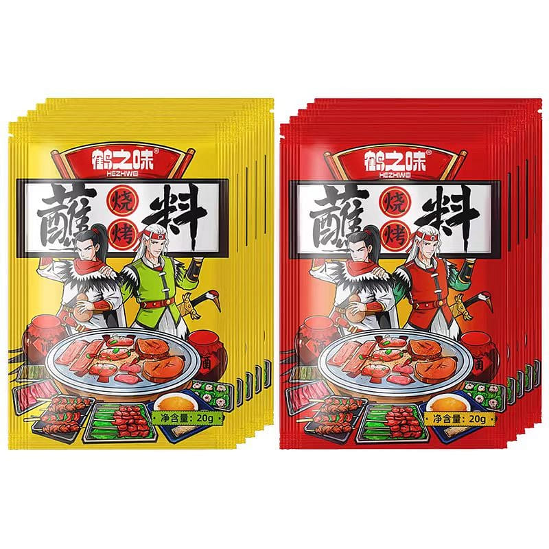 Crane Flavor Qiqihar BBQ Dip 20g spicy and spiced 20 g