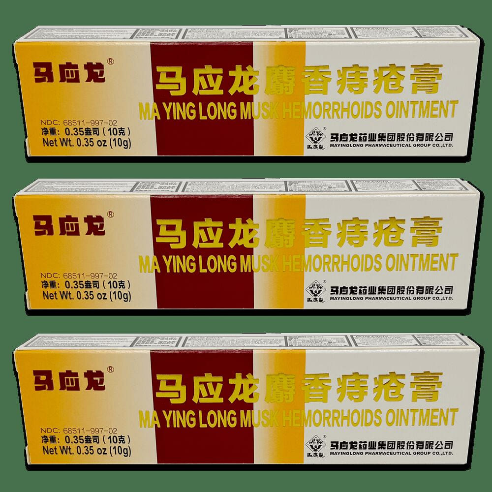 (3 boxes) MAYINGLONG MUSK HEMORRHOIDS OINTMENT 10 g*3 boxes