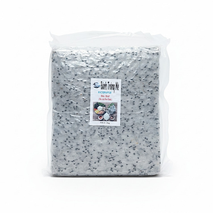 Vietnamese Black Sesame Rice Paper 1000 g