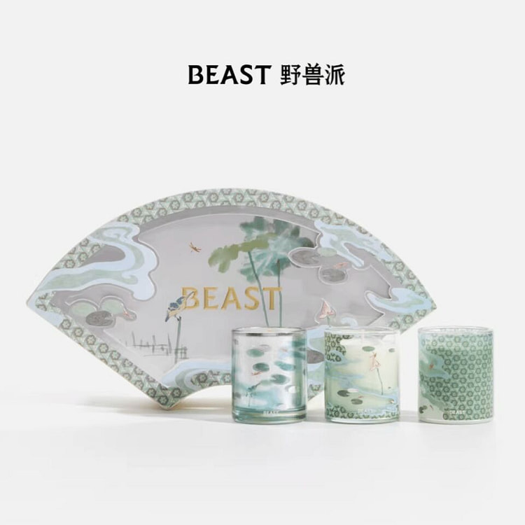 BEAST Lotus Melody Mini Fan Candle Gift Set 70g*3