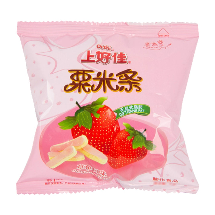 上好佳栗米条无反式脂肪草莓口味 40g*1包