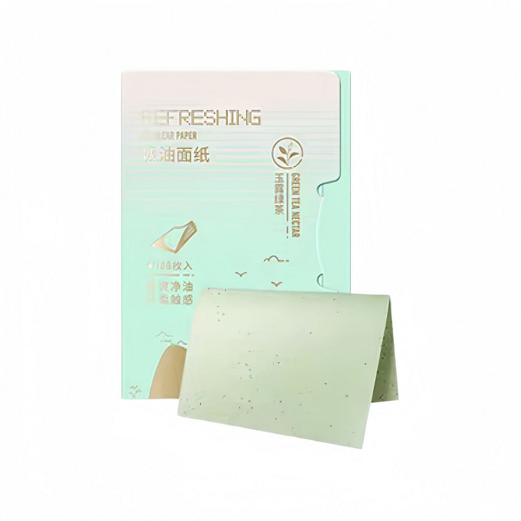 UKISS Facial Blotting Paper Green Tea 100 Sheets 1 box