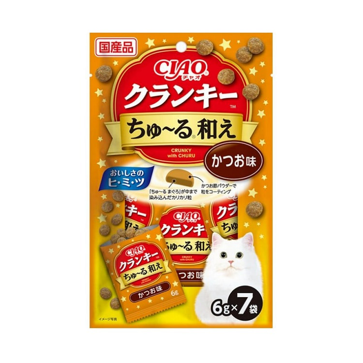 Inaba Mixed Bonito Flavor Cat Food 6gx7