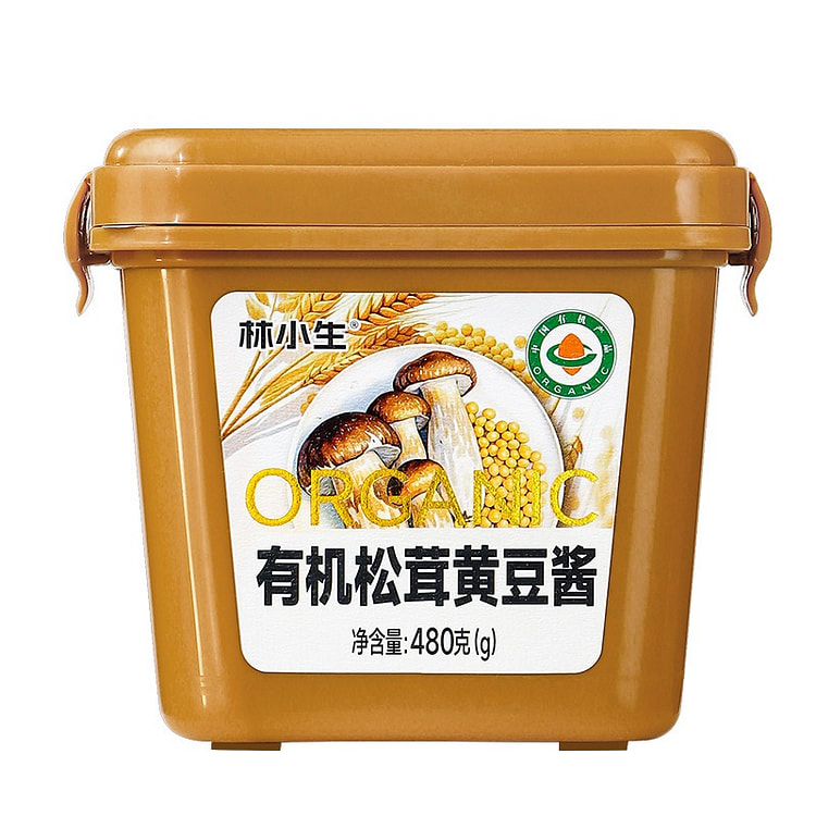 Tương Đậu Nành Nấm Hương Hữu Cơ 480g 1 can