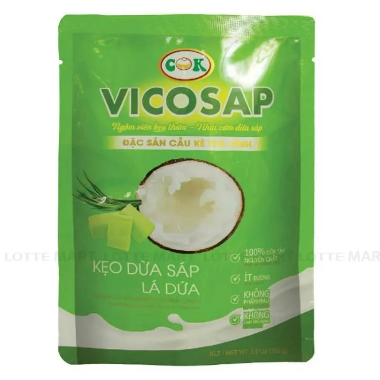 KẸO DỪA SÁP LÁ DỨA