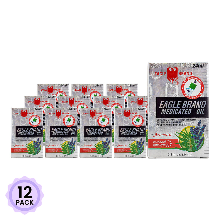 Eagle Brand 약용오일 아로마향 24 밀리리터*12 팩