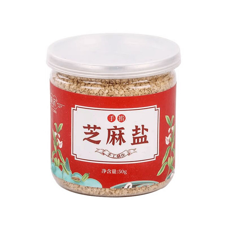 芝麻盐河南特产手工芝麻盐夹馍烤肉蘸料50g*1罐 50 克