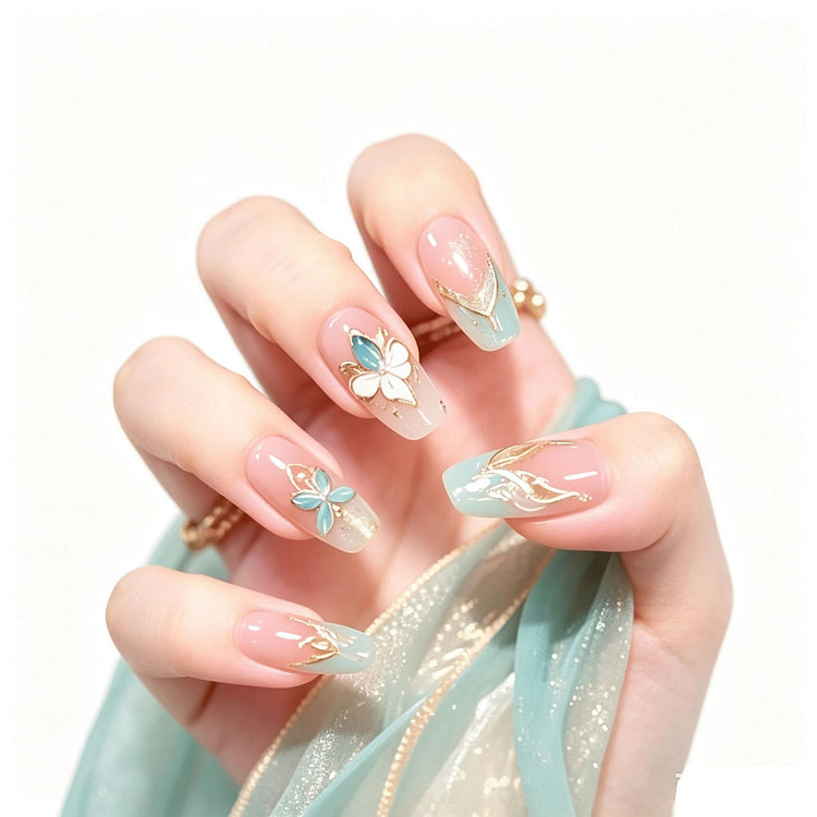 Manicure Stickers - Dunhuang Frescoes 1 count