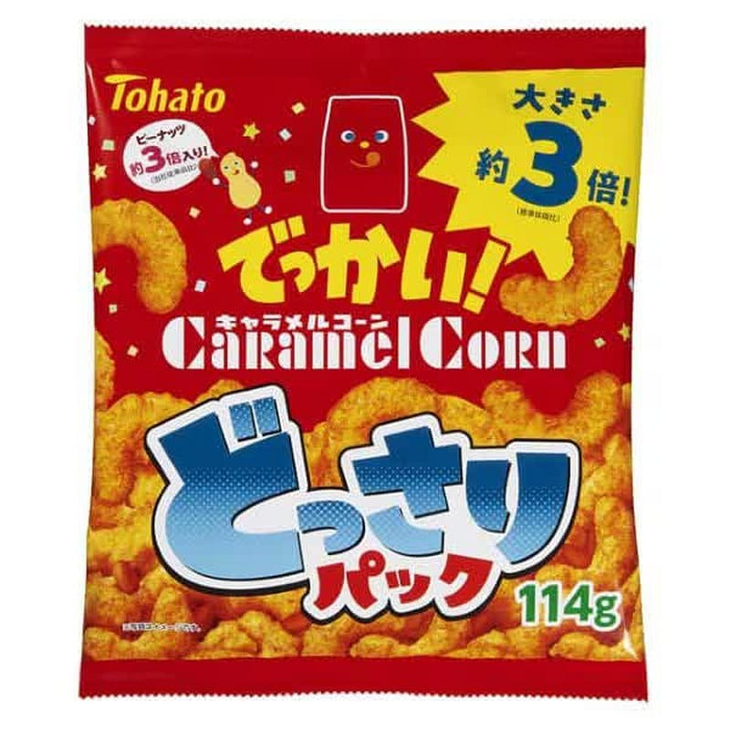 Tohato Large Pack Caramel Corn 114g 1 each