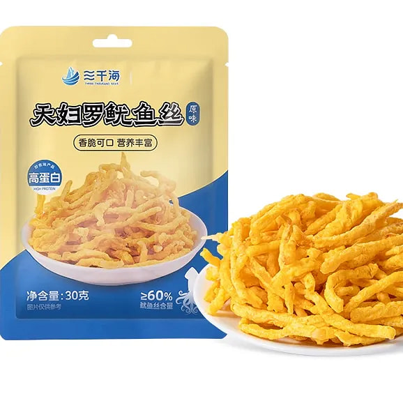 炸鱿鱼丝即食原味30g*1袋