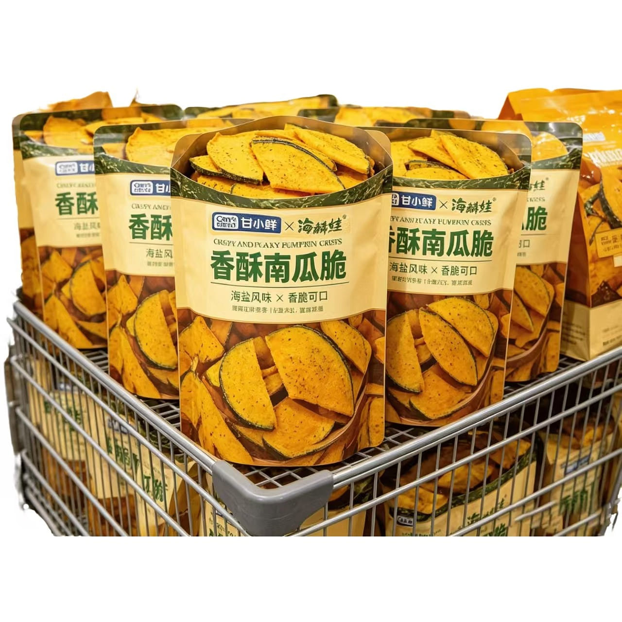 Crispy Dried Pumpkin Chips Crunchy Snack 25g/Bag 25 g