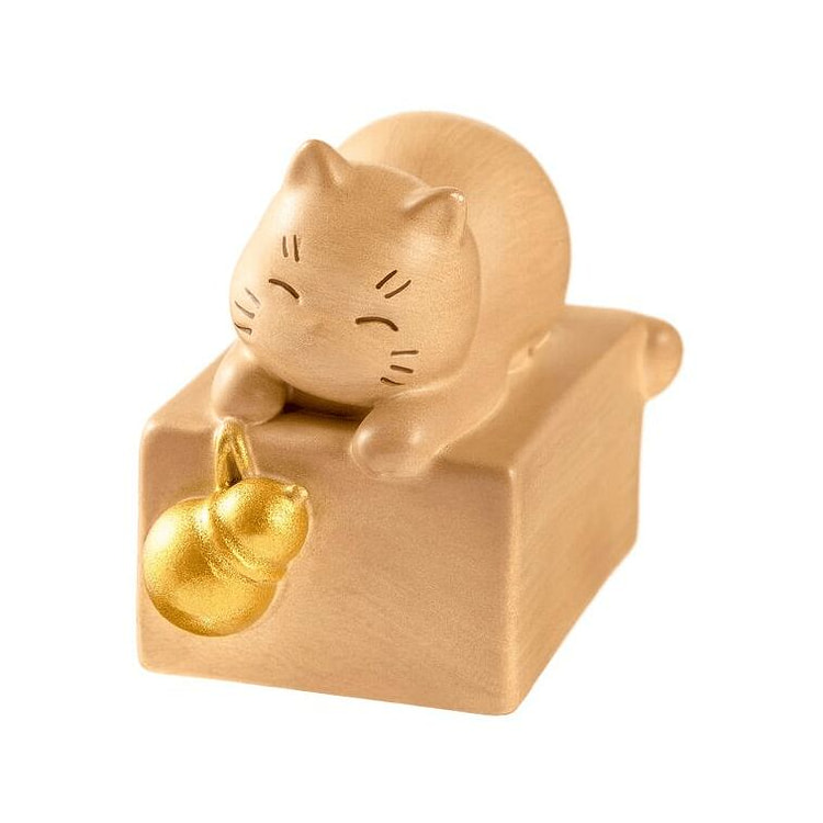 故宫淘宝 宫猫送福印章盖章 清福猫 4.2cm 1 盒