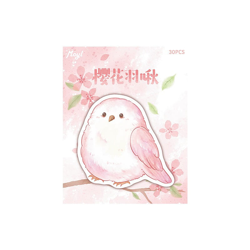 Ins Little Animal Sticky Notes Notepads – Bird 1 count