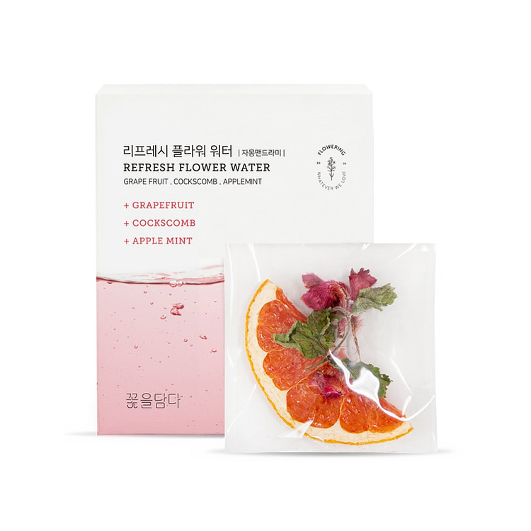 韩国果花茶10个装-西柚子&鸡冠花