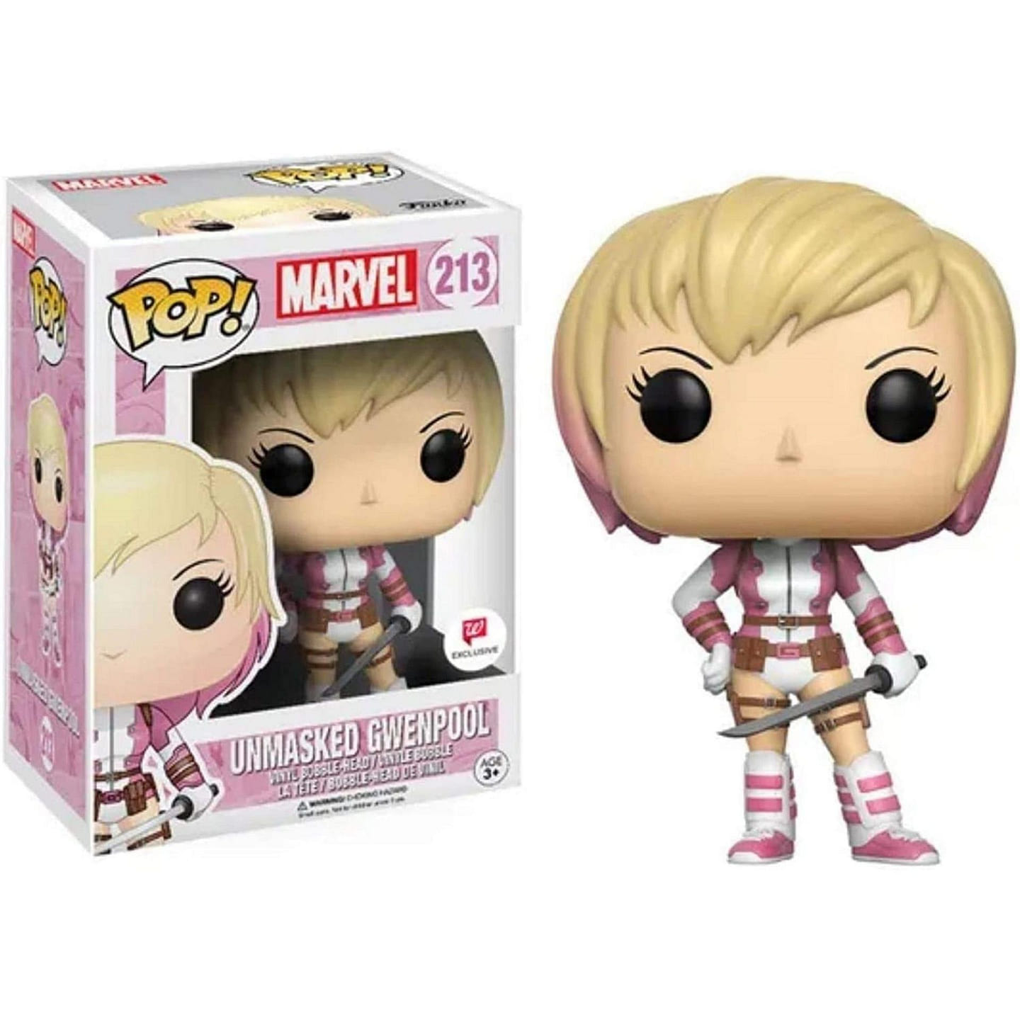POP! Funko WALGREENS Exclusive Masked GWENPOOL #213 Vinyl Bobble-Head 1 count