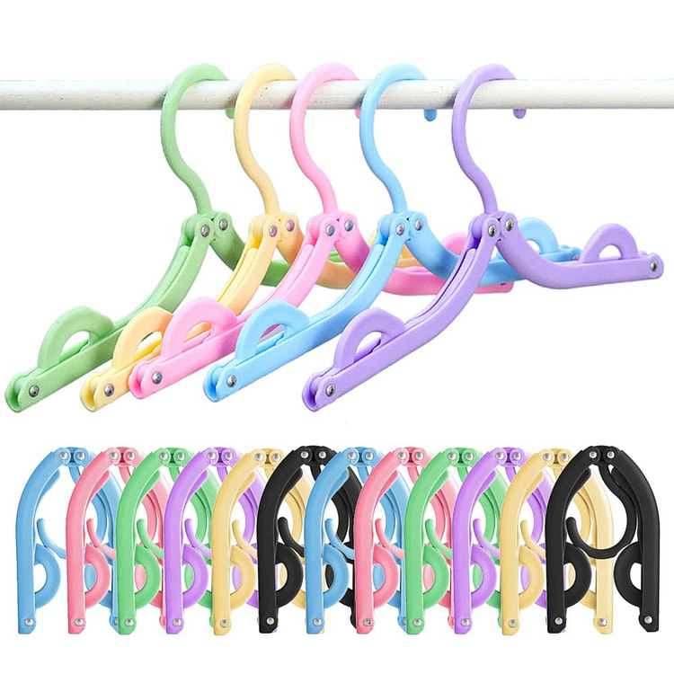 12pcs Travel Folding Hanger Household Hanger
