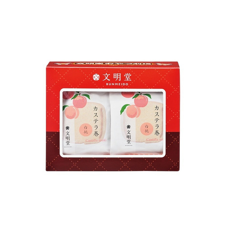 BUNMEIDO Peach Castilla Roll 4pcs