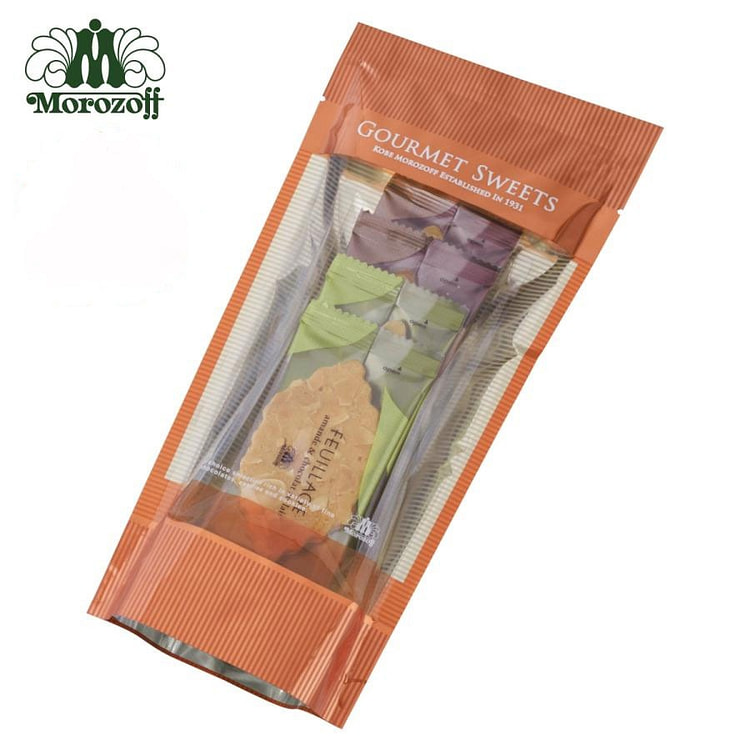 Morozoff FEUILLAGE Amande Chocolat au Lait 4pcs 1 each