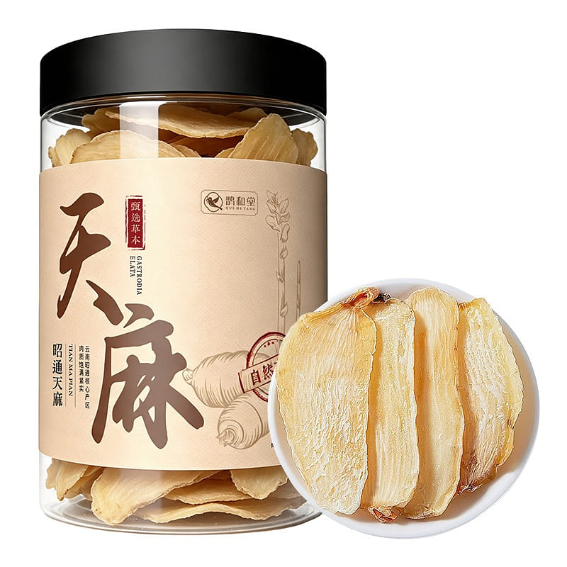 Quehetang Shaotong Gastrodia Thick Sliced Herb 100 g