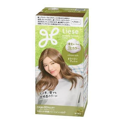 Kao Liese Foam Hair Color Citrus Gray 115ml 1 box