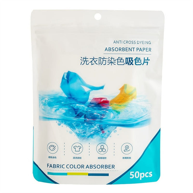 50 sheets of anti-dyeing absorbent sheets, color-m 1 pack