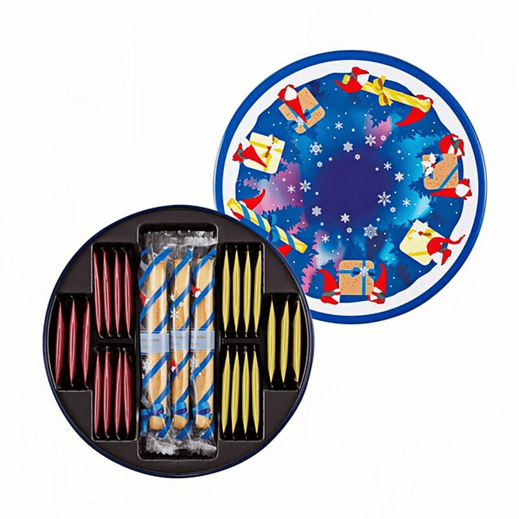 YokuMoku季节限定什锦蛋卷曲奇礼盒3种28枚 1 盒