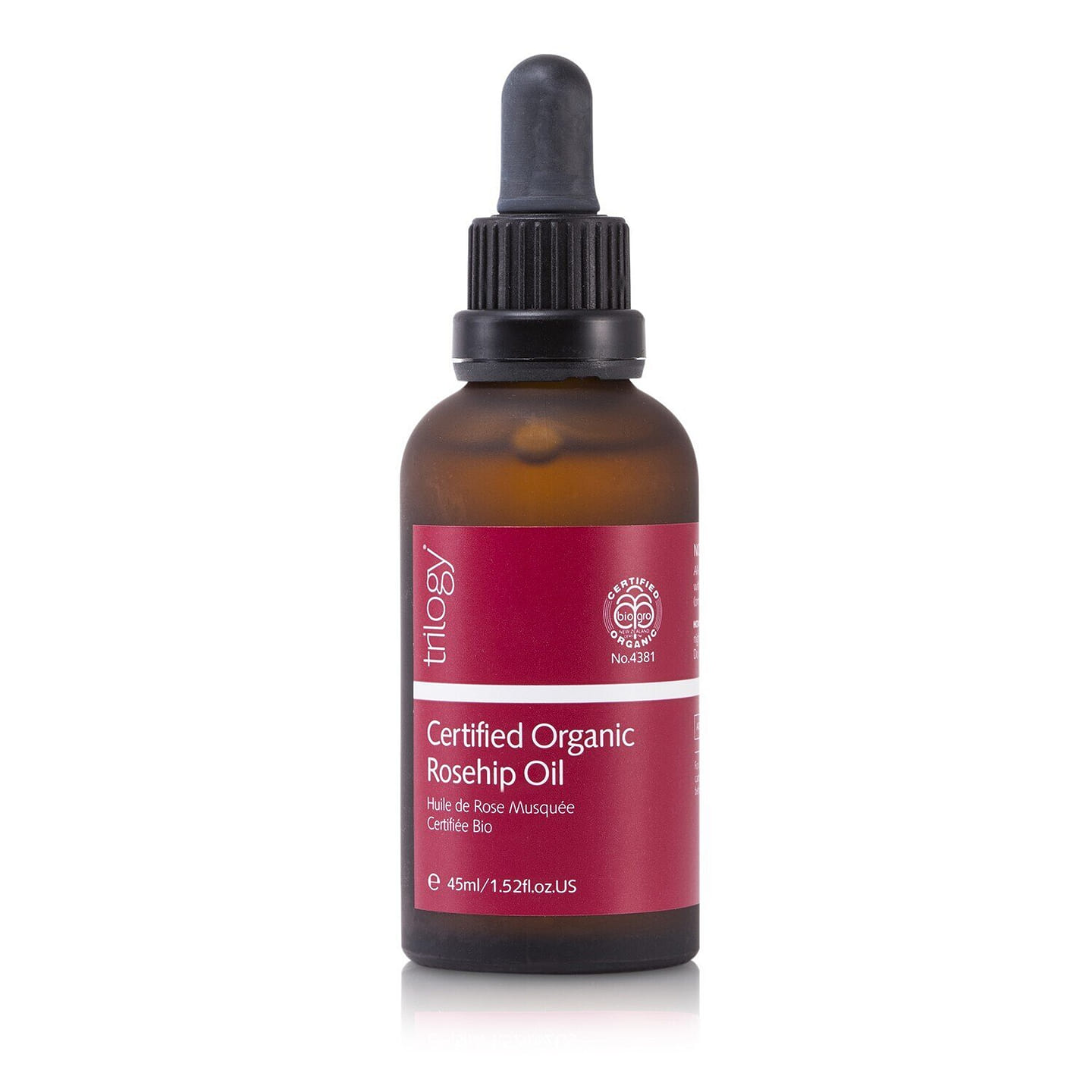 Trilogy Certified organic rosehip essential oil 45 ml