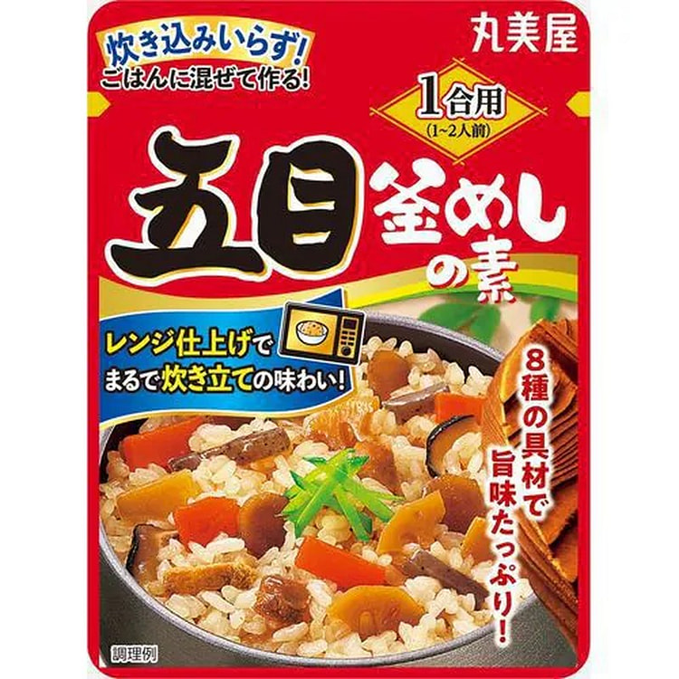 Marumiya Mixed Kamameshi Rice Base 110g Pouch 1 each